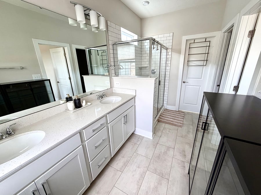 Filled with natural light, with walk in wardrobe.