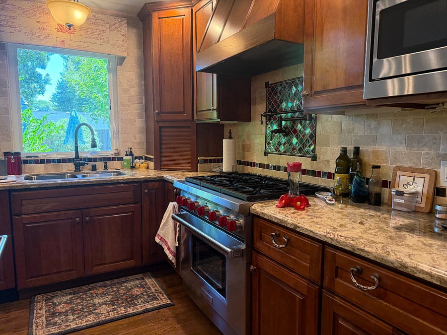 gas stove and oven