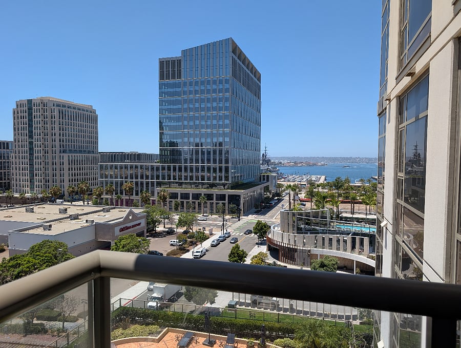 View from the patio