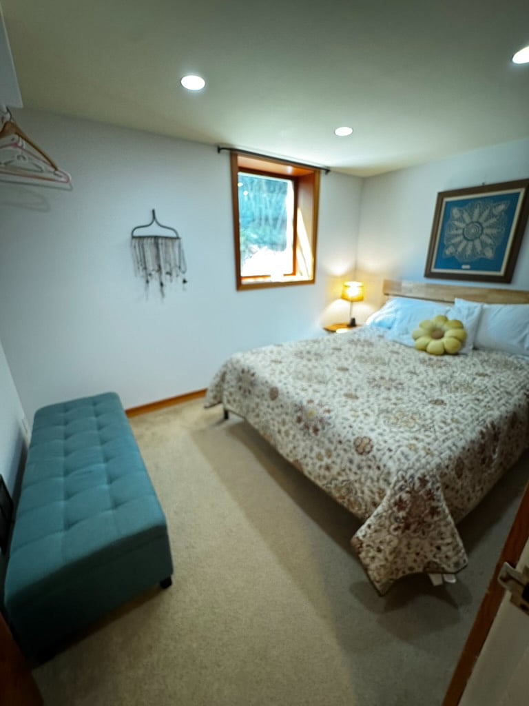 Bedroom with egress window