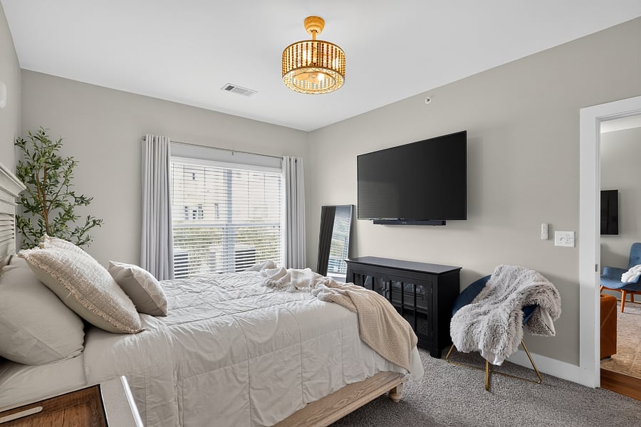 First Bedroom with Private Bathroom and Large Walk-in Closet