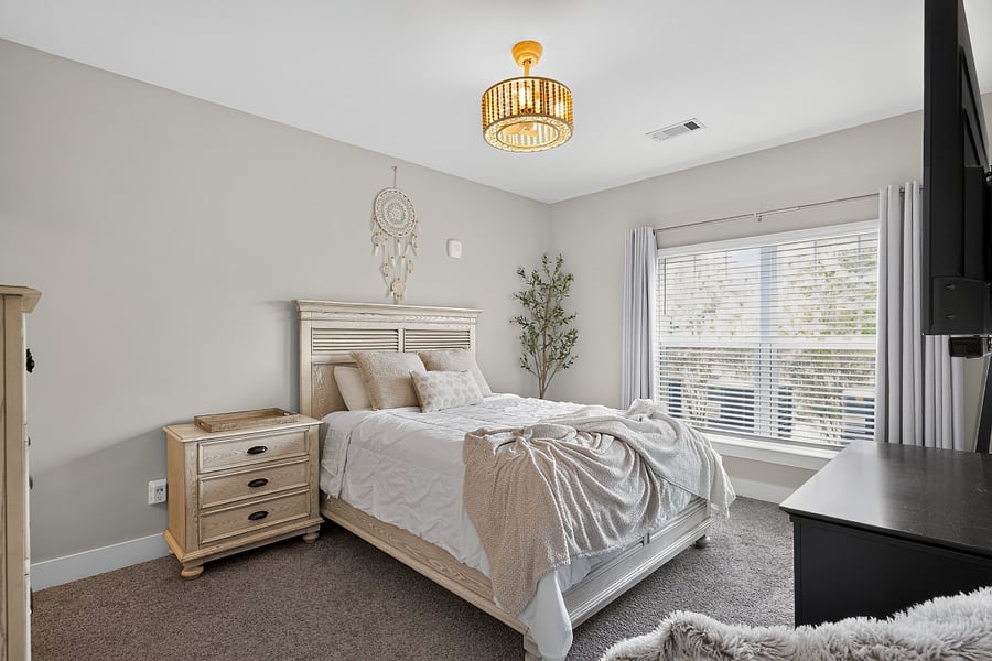 First Bedroom with Private Bathroom and Large Walk-in Closet