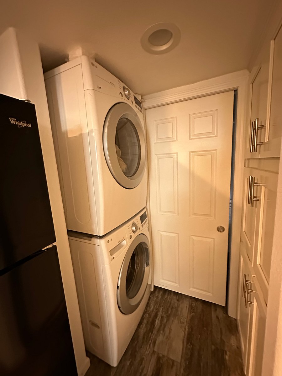 Full sized washer and dryer