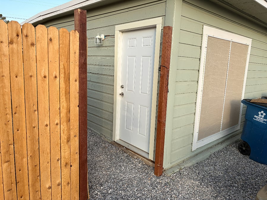 private side entrance