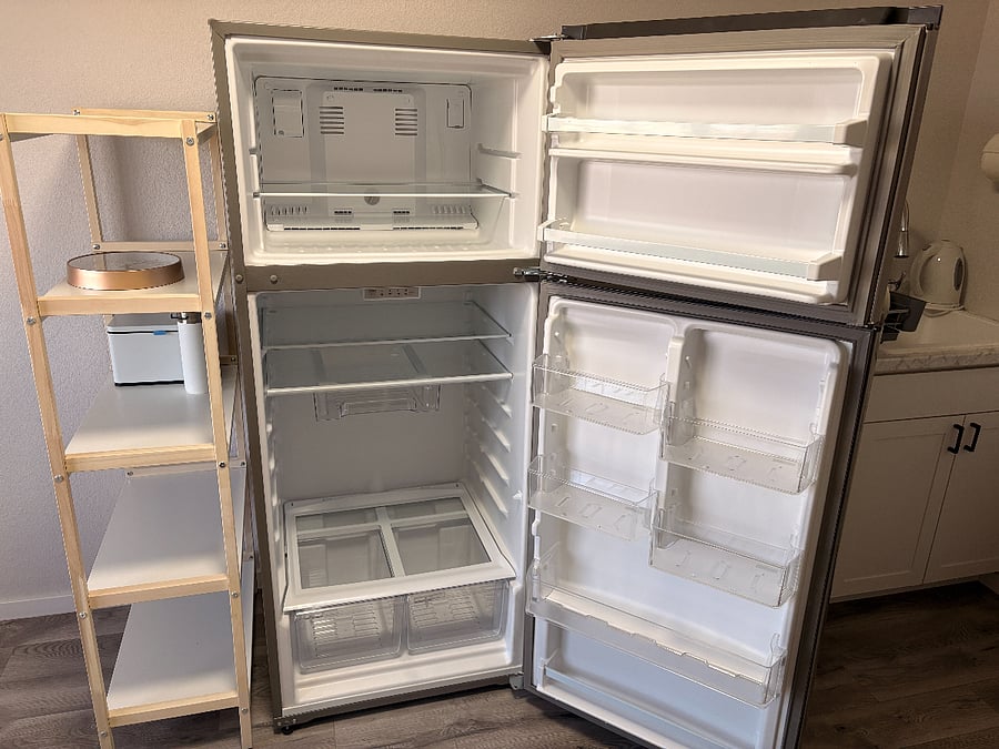 New full-size fridge