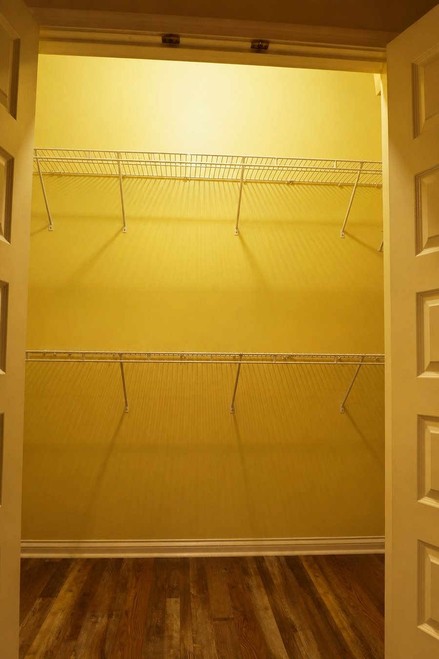 Master bedroom walk-in closet
