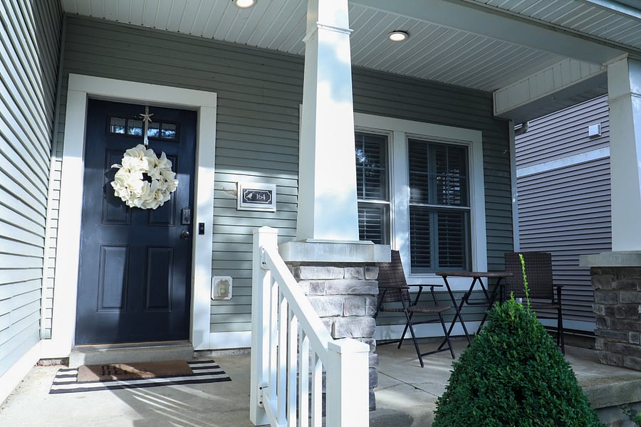 Front porch with furniture