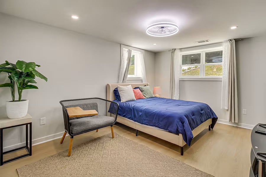 Bedroom 4 (Basement Level)