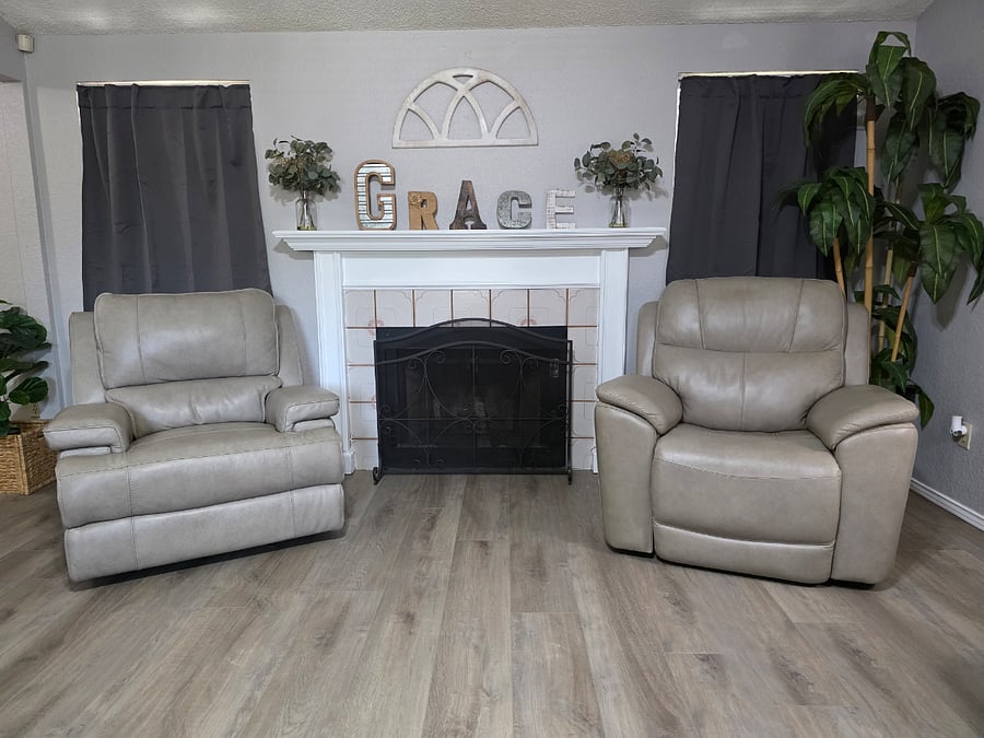 #3 & #4 leather Recliners