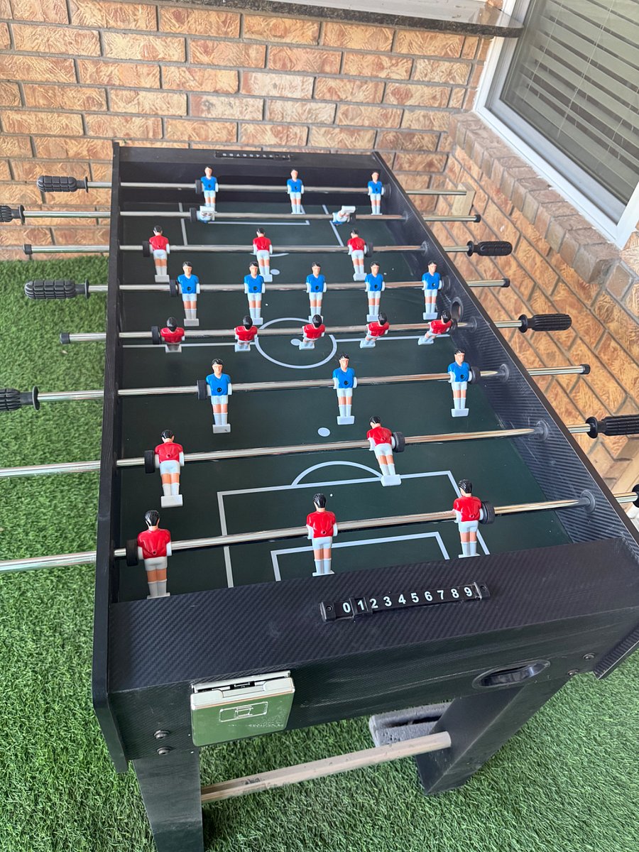 Adult sized foosball table 