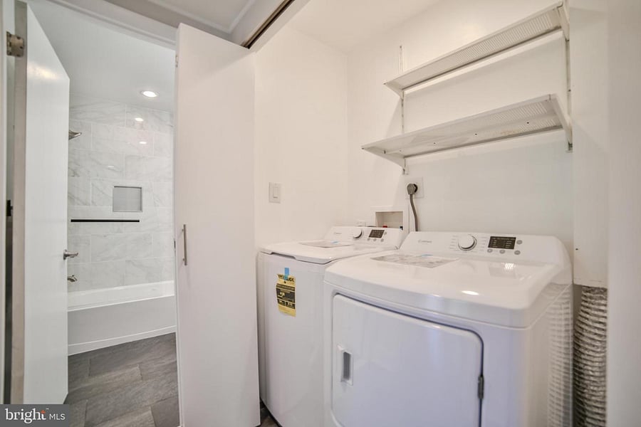 Upstairs laundry