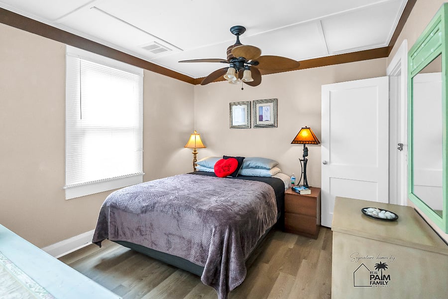Designed for true rest, the primary suite offers a calm, uncluttered atmosphere with soft lighting on both sides of the Queen bedperfect for evening reading, winding down, and enjoying a peaceful night at The Prospect Retreat.