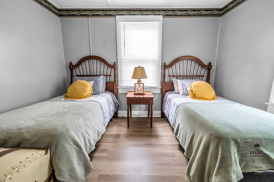 Designed for comfort and flexibility, the Guest Room features two comfortable Twin beds, allowing everyone to enjoy their own restful space. Soft natural light and a simple, uncluttered design create a peaceful atmosphere that's perfect for relaxing after a busy day.