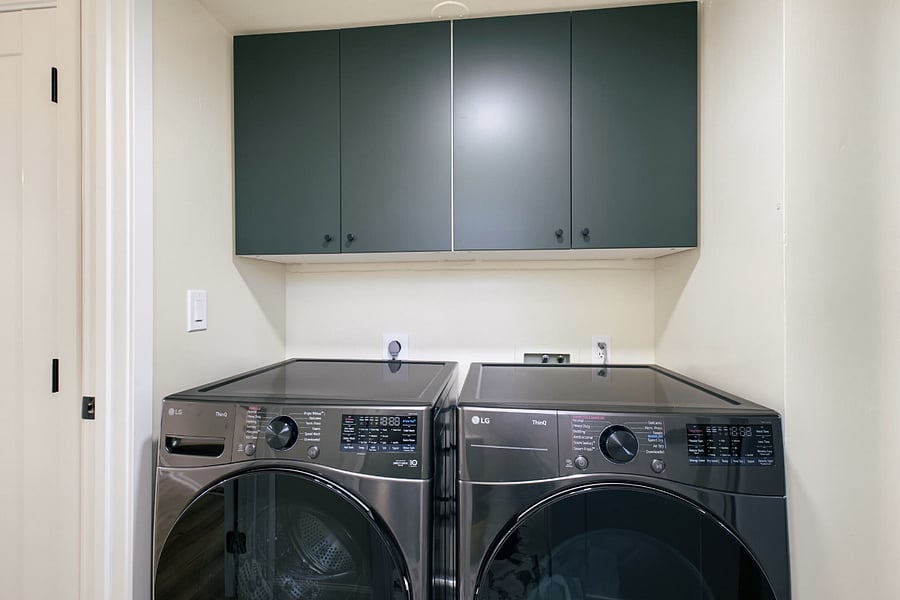 Brand-new laundry room