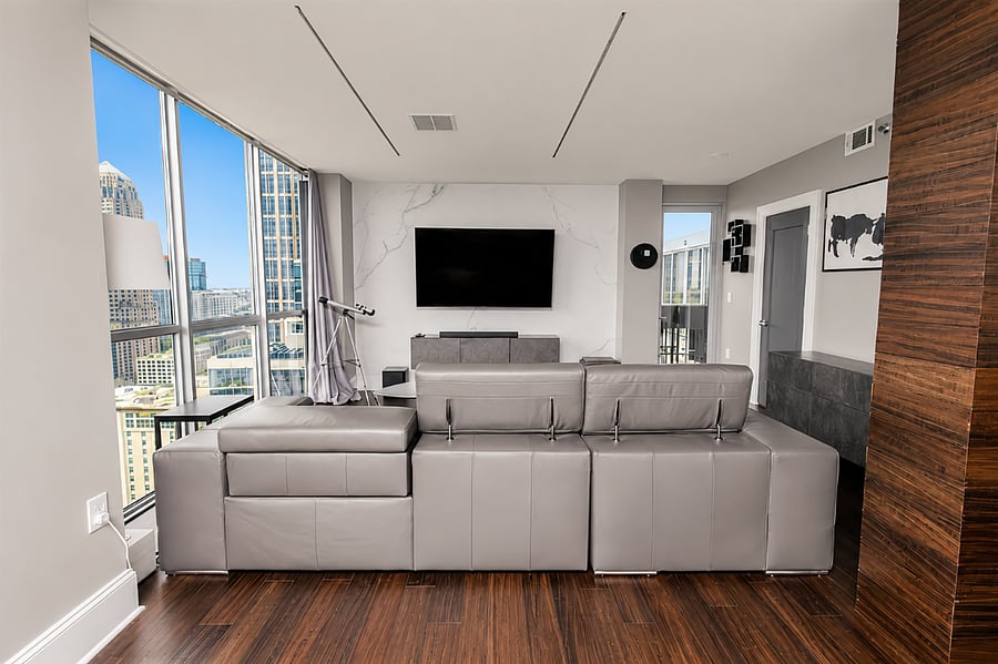 Spacious secondary living room designed for restful stays.