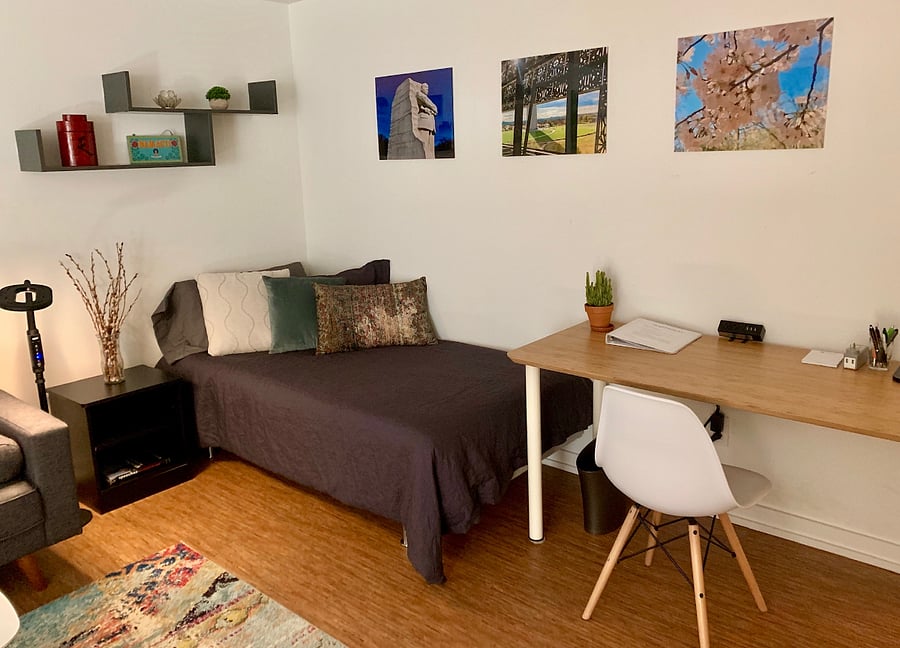Twin daybed + desk