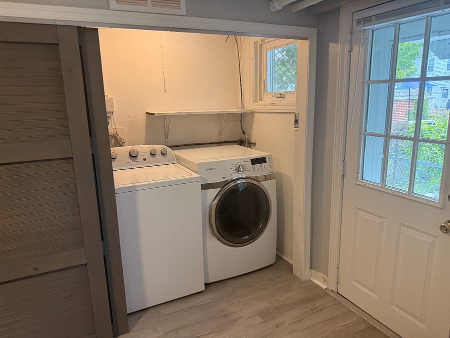 Washer and dryer for tenant's exclusive use. 