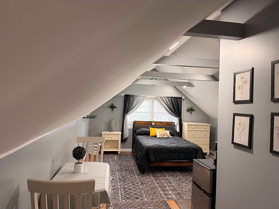 Private bathroom with a kitchenette $1,300