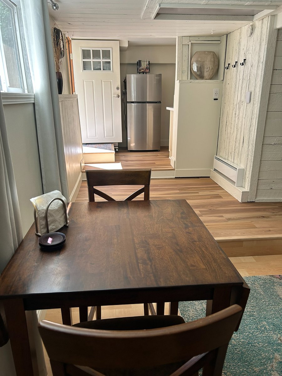 View from dining room towards front door