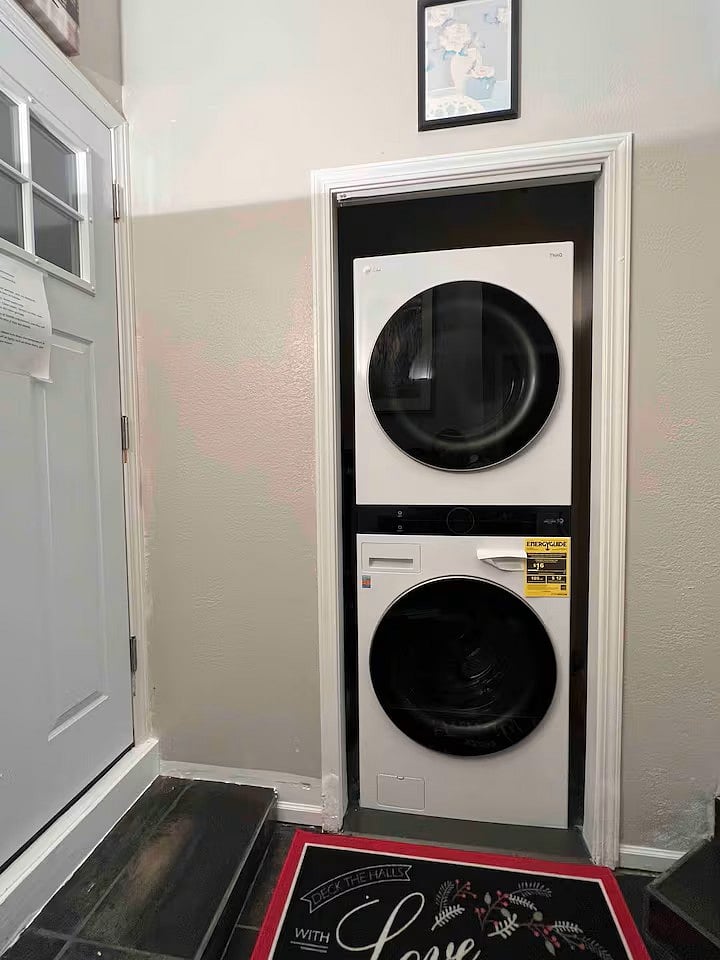 Large capacity stackable Clothes Washer and Dryer
