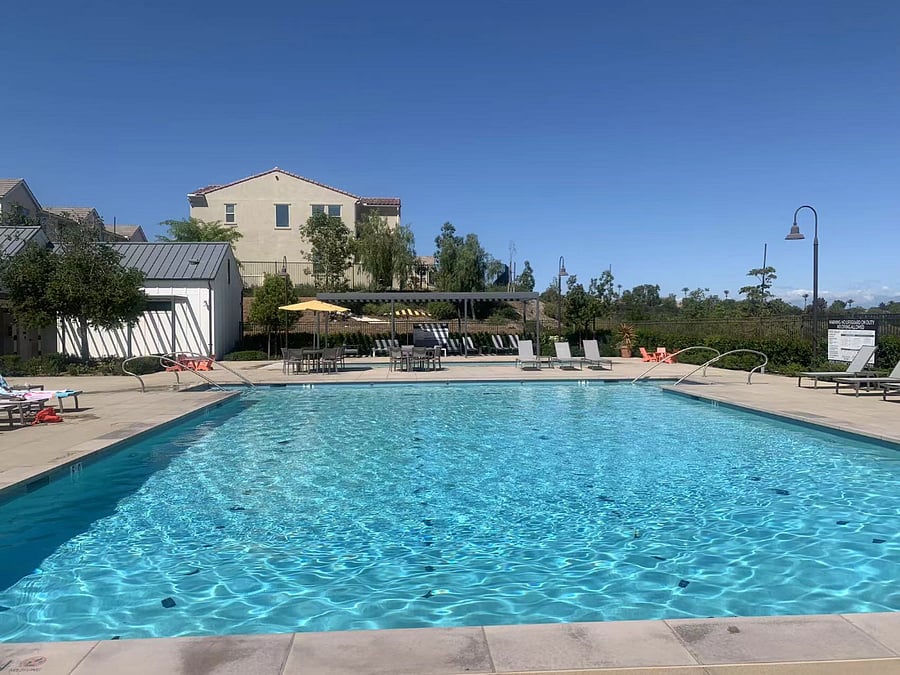 community swimming pool