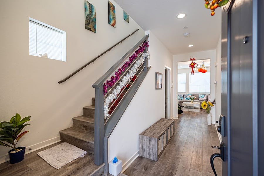 two-story home