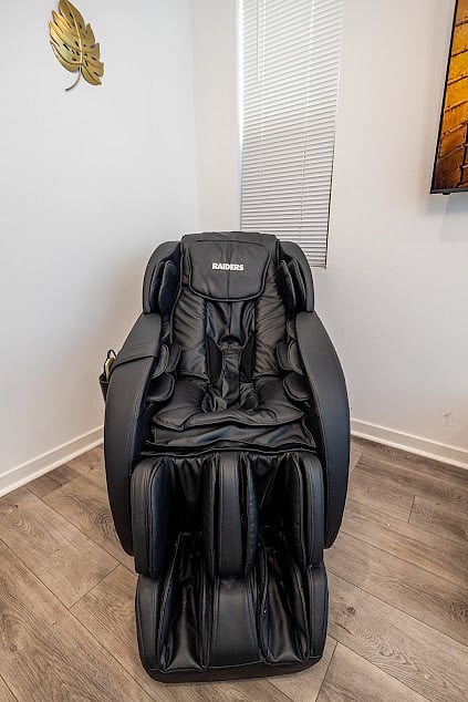 The Ultimate Post-Travel Reset: We are the place where your body gets to fully reset. Our home features a premium professional-grade Full-Body Zero-Gravity Massage Chair. it let your body fully recover after a day of adventure.