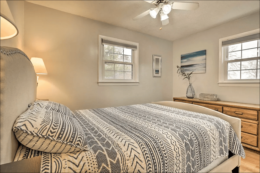 Main bedroom from entryway