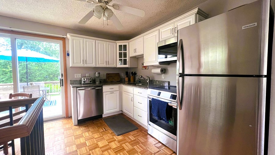 Kitchen with new appliances