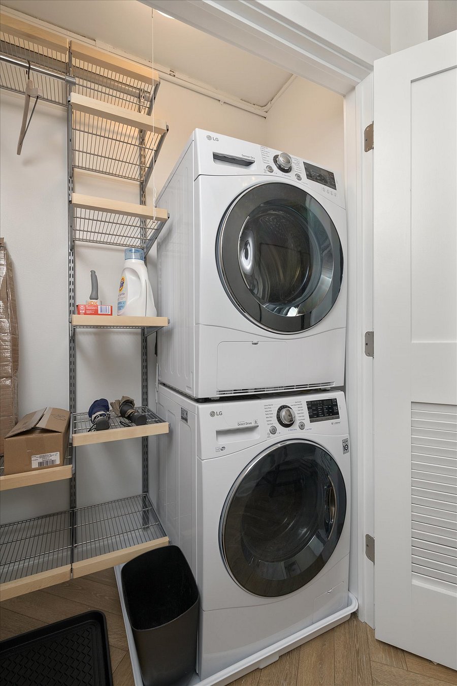 In unit washer and dryer