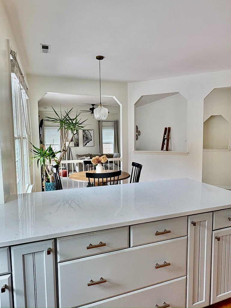 Kitchen into Living Room View