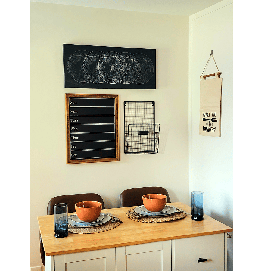 Rolling island and counter height seating