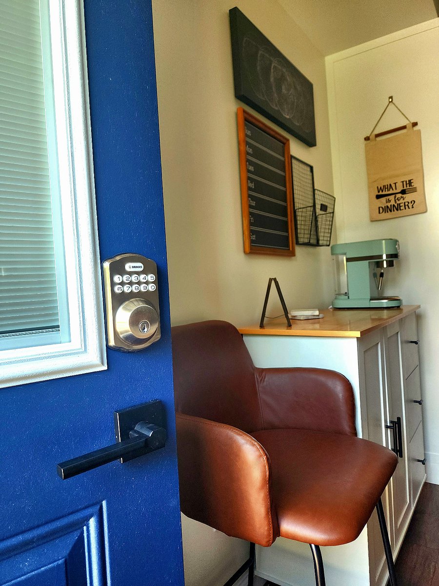 Code lock front door access!