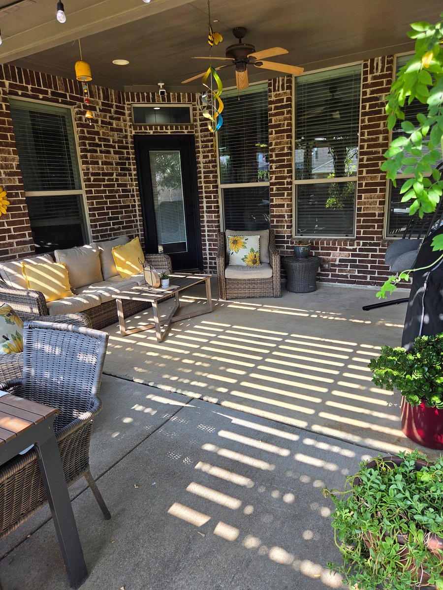 The Covered Porch area