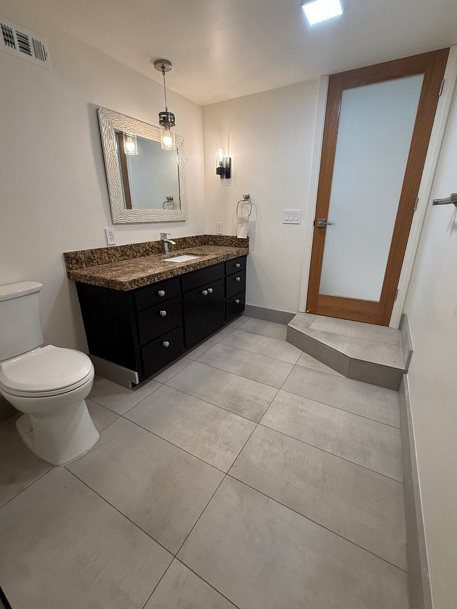 First full bathroom on first floor