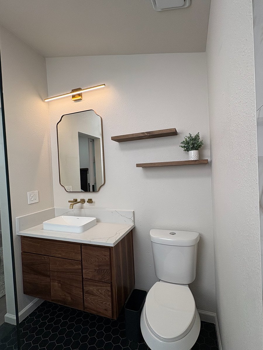 Bathroom in detached king size bedroom