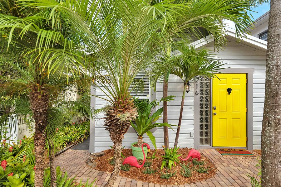 Front of the house.