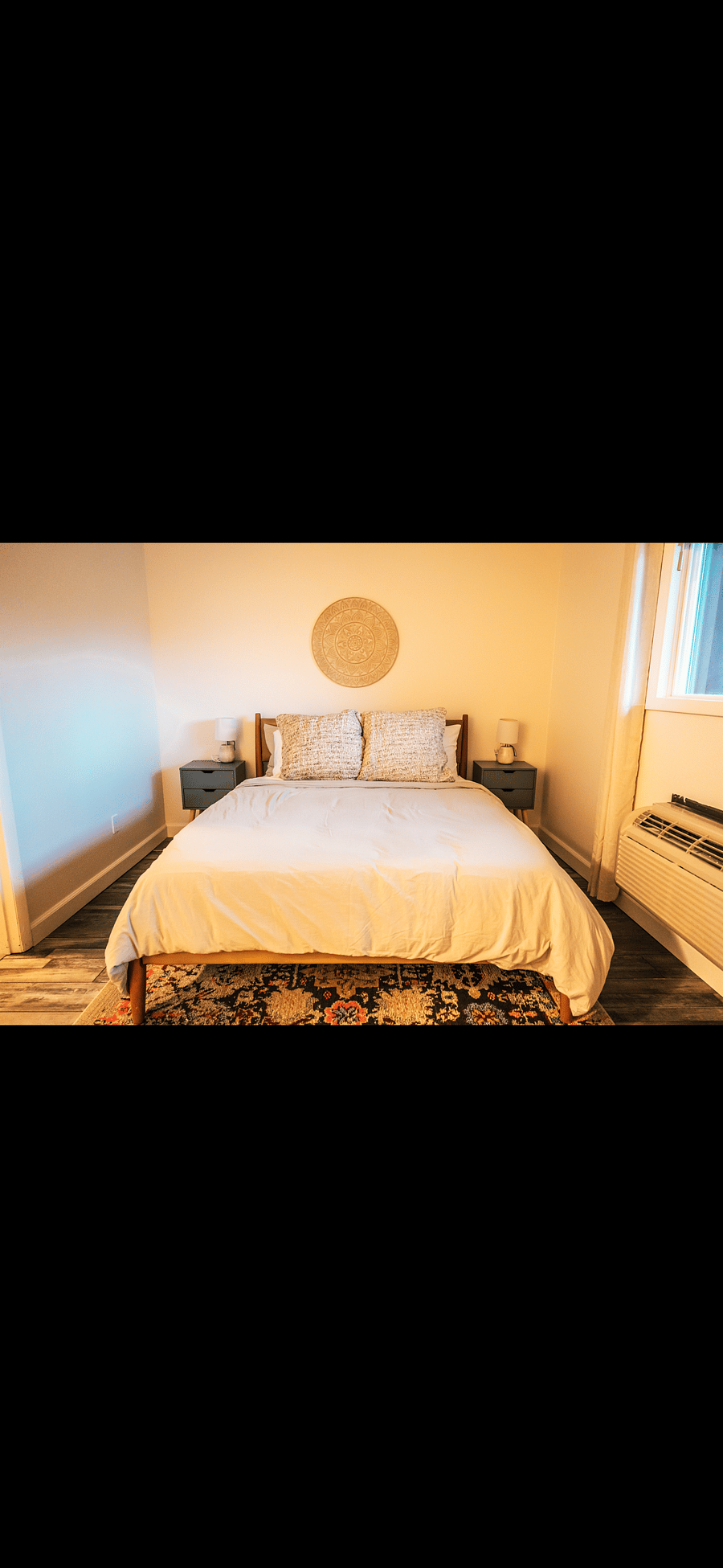 Primary bedroom with full bathroom