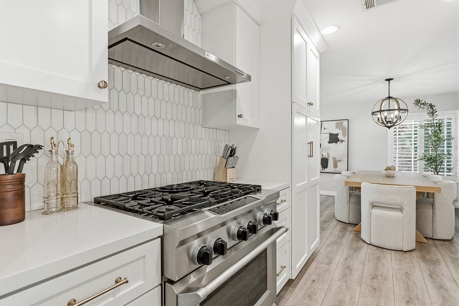 Kitchen Aid stainless steel appliances 