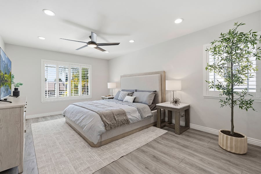 Primary bedroom suite