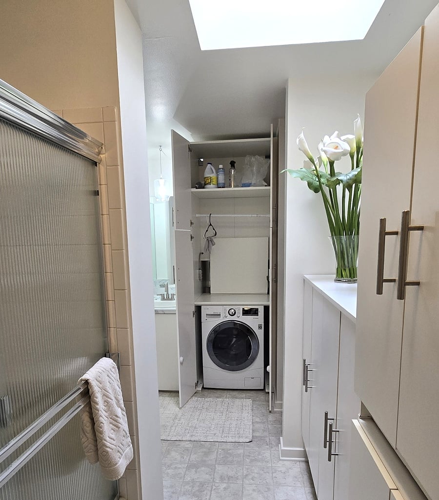 Programmable remote via phone washer/dryer, one unit 