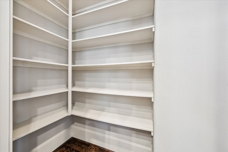 Walk-in pantry.