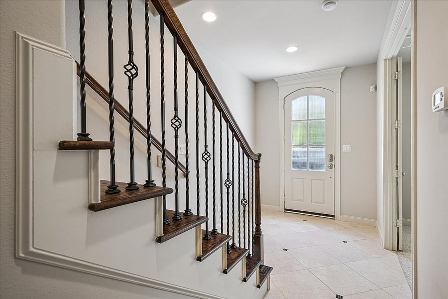 First floor foyer. 
