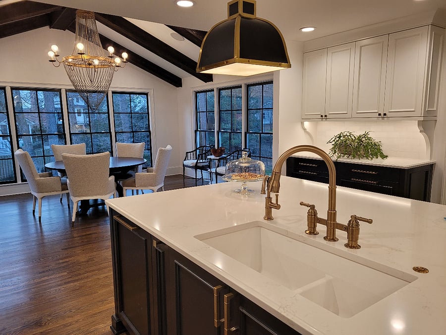Shared kitchen/dining area