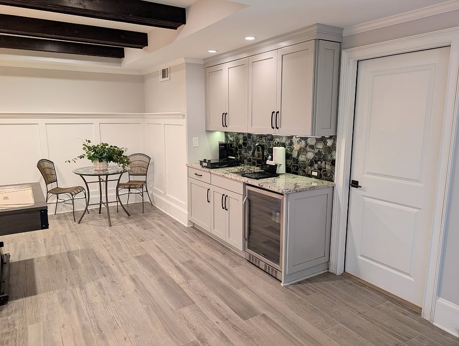 Your private kitchenette and dining nook