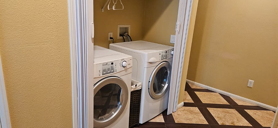 Washer and dryer