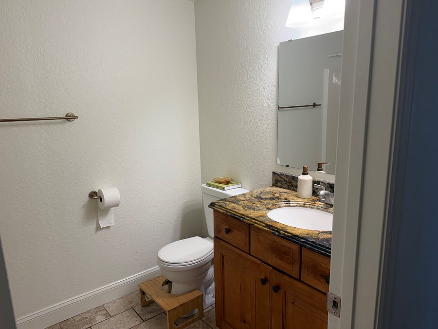 Bathroom #2 with tub 