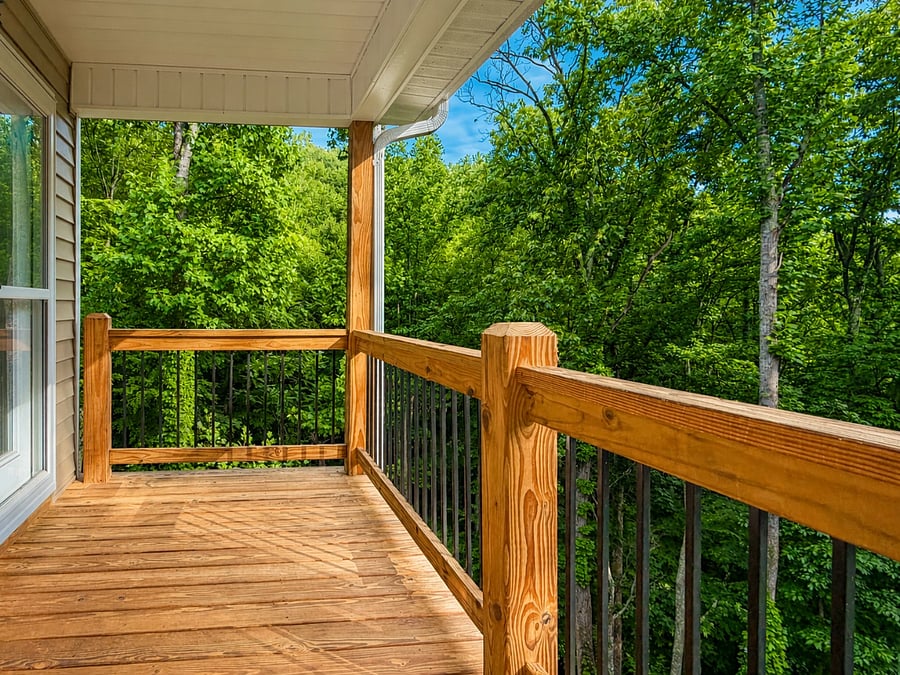 Master Bedroom Private Deck View