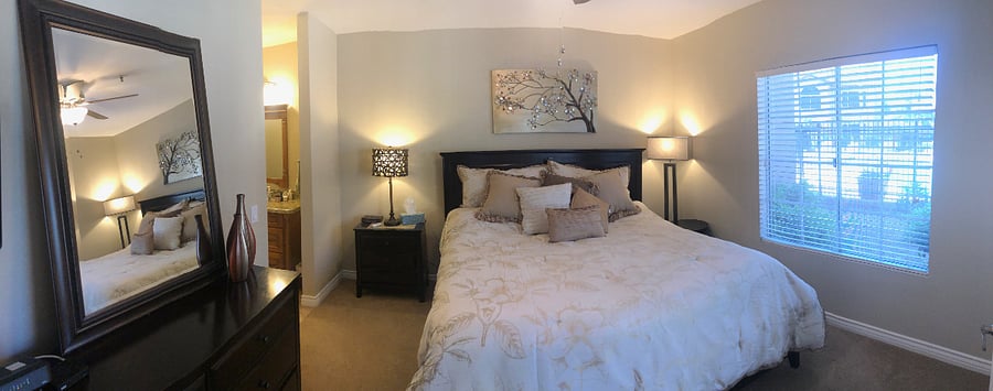 Master Bedroom with King Size Bed