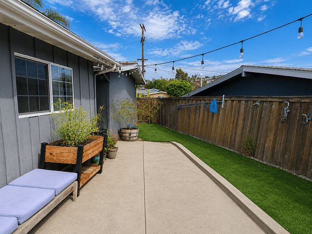 Back Patio/Garden Area
